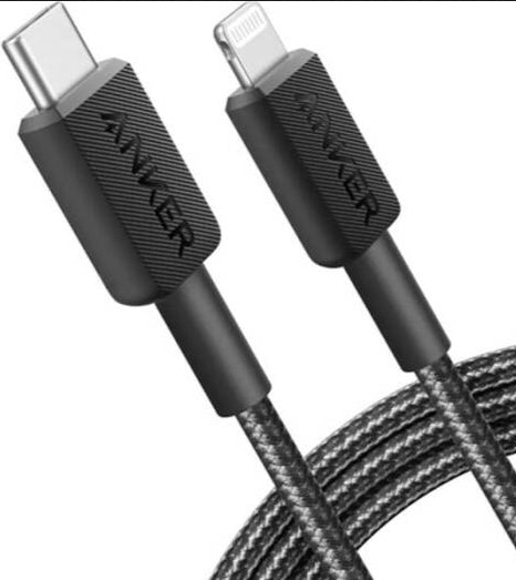 Anker Durable Braided Fast Charging Cable USB-C to USB-L Cable 6ft