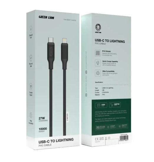 Green Lion USB-C to TypeL Cable 27W-2M