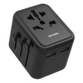 PORODO DUAL PORT UNIVERSAL FAST CHQRGER -  محول السفر العالمي بمنفذين من بورودو